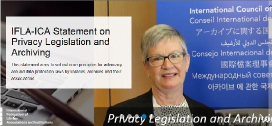 بیانیه مشترک ایکا و ایفلا در مورد قانون حفظ حریم خصوصی و آرشیو
