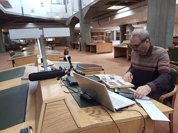 جواد خیابانی با بهره‌گیری از منابع کتابخانه ملی مستند ورزش ایران را می سازد