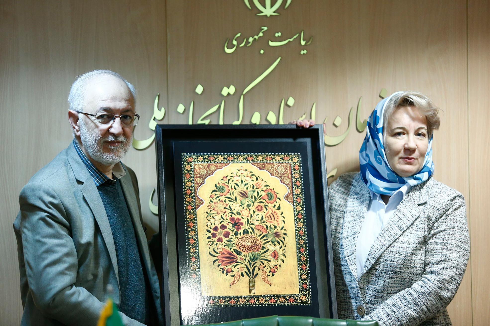رئیس آرشیو ملی تاتارستان با رئیس سازمان اسناد و کتابخانه ملّی ایران دیدار کرد