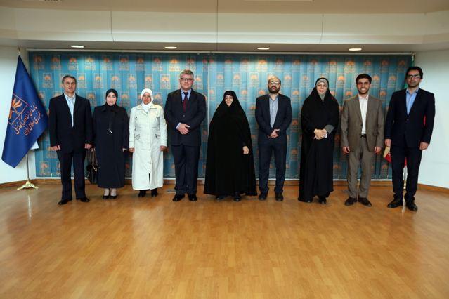دیدار رئیس کتابخانه ملی اسد سوریه با رئیس سازمان اسناد و کتابخانه ملی ایران