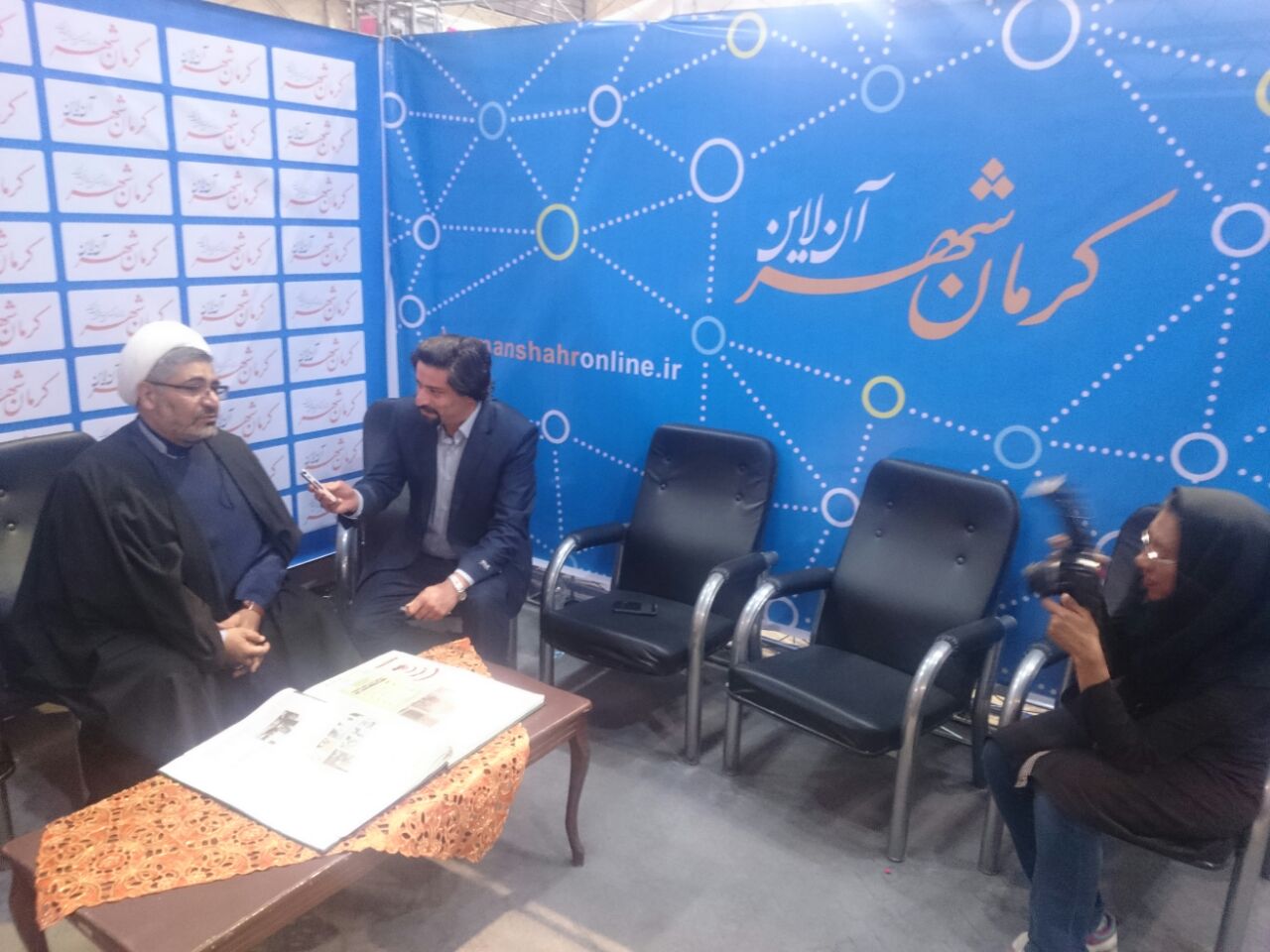 بازدید مدیر مرکز جنوب شرق از سومین نمایشگاه خبرگزاری ها و مطبوعات کرمان