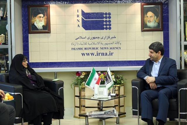 حضور رئیس سازمان اسناد و کتابخانه ملی ایران در خبرگزاری جمهوری اسلامی(ایرنا)