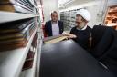 رئیس و اعضای کمیسیون فرهنگی مجلس شورای اسلامی در سازمان اسناد و کتابخانه ملی ایران