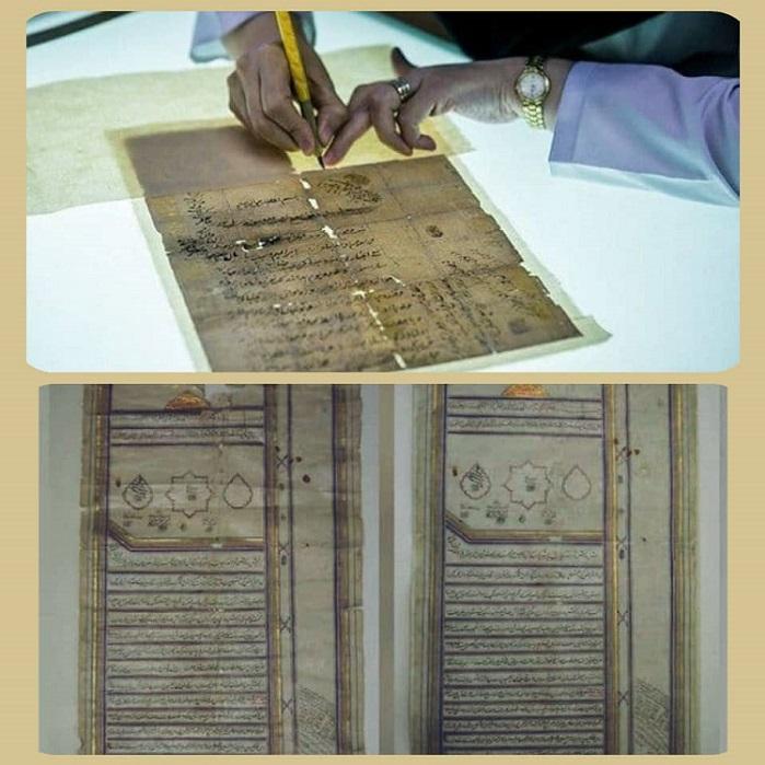 بیش از 25 هزار برگ از اسناد تاریخی، کتب خطی و چاپی نفیس مرمت شد