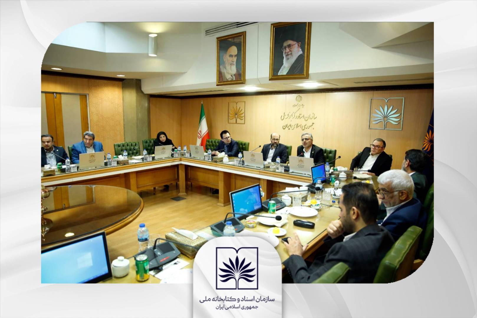 رییس دانشگاه پیام نور با رئیس سازمان اسناد و کتابخانه ملی ایران دیدار کرد