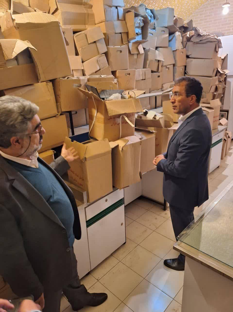 بازدید معاون توسعه مدیریت و منابع استانداری آذربایجان شرقی از مدیریت اسناد و کتابخانه ملی شمال‌غرب کشور