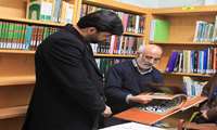 بازدید از کتابخانه تخصصی امیرالمومنین (ع) و کتابخانه تخصصی حضرت زهرا (س)