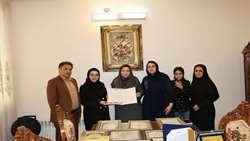 تجلیل از زوج خبرنگار با حضور مدیرکل اسناد و کتابخانه ملی استان یزد