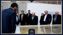 گزارش تصویری | بازدید رئیس سازمان اسناد و کتابخانه ملی ایران از موزه ملی انقلاب اسلامی و دفاع مقدس
