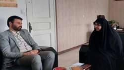 نشست مدیر مرکز اسناد و کتابخانه ملی شرق کشور با مدیر کل بنیاد شهید و امور ایثارگران خراسان رضوی