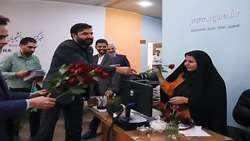 بازدید مدیر مرکز اسناد و کتابخانه ملی منطقه شرق کشور از خبرگزاری ایکنا
