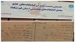 انتخاب اعضای جدید شورای سیاست‌گذاری مجمع کتابخانه‌های تخصصی استان قم (مکتا)