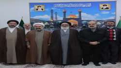  دیدار  آقای دانشی با حضرت آیت الله سعیدی به مناسبت سی و یکمین دوره هفته کتاب