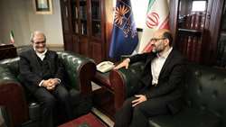دیدار عضو هیئت امنا با رئیس جدید سازمان اسناد و کتابخانه ملی ایران