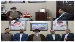مدیر اسناد و کتابخانه ملی استان یزد با امام جمعه شهرستان بافق دیدار نمود.