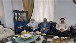 سعید زارع مدیر کل اسناد و کتابخانه ملی استان یزد به مناسبت بازگشت  علی محمدشهبازی منشادی و همسر ایشان(ا ز فعالین و همیاران برنامه های این مرکز) ، به مناسبت بازگشت از حج  با ایشان دیدار نمودند.