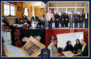گزارش تصویری | دیدار رئیس سازمان اسناد و کتابخانه ملی ایران با مدیر کاخ‌موزه گلستان