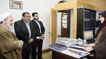 بازدید مشاور رئیس و رئیس اداره بازرسی و نظارت سازمان